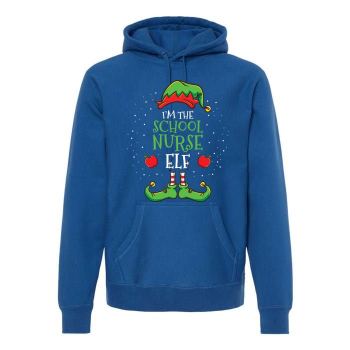 Im The School Nurse Elf Christmas Cute Gift Premium Hoodie