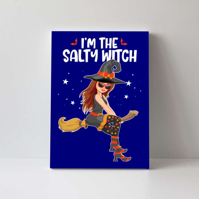 Im The Salty Witch Funny Halloween Matching Group Costume Gift Canvas