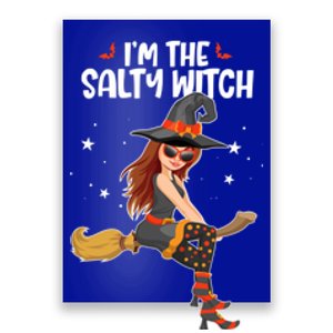 Im The Salty Witch Funny Halloween Matching Group Costume Gift Poster