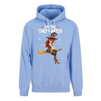 Im The Salty Witch Funny Halloween Matching Group Costume Gift Unisex Surf Hoodie