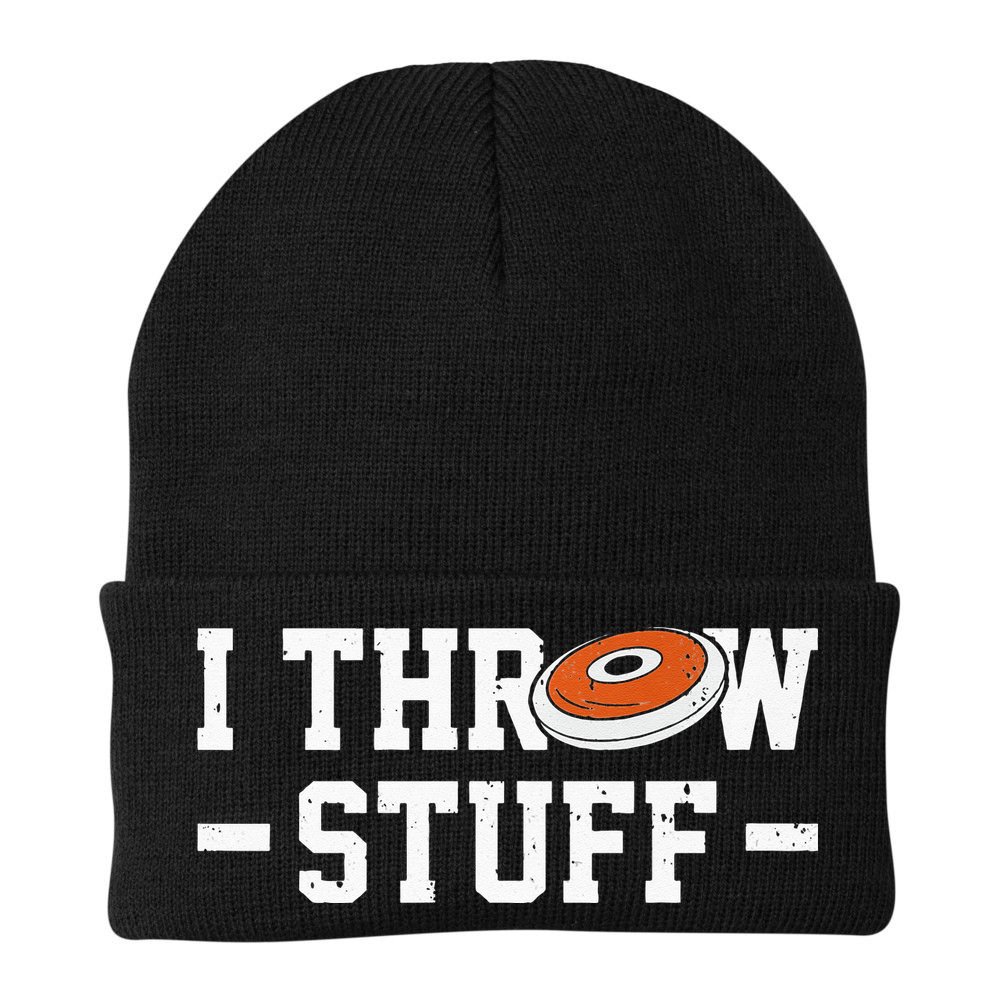 I Throw Stuff Discus Throwing Discus Thrower Throwing Sports Beanie