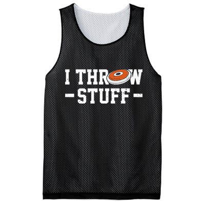 I Throw Stuff Discus Throwing Discus Thrower Throwing Sports Mesh Reversible Basketball Jersey Tank