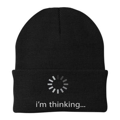 I'm Thinking ... Stand By, I'm Processing This .. Funny Knit Cap Winter Beanie