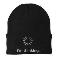 I'm Thinking ... Stand By, I'm Processing This .. Funny Knit Cap Winter Beanie