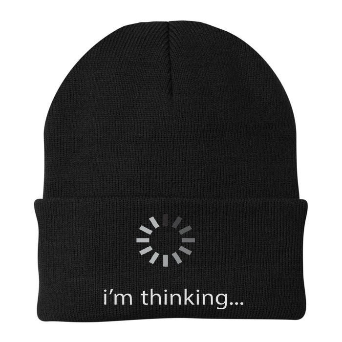 I'm Thinking ... Stand By, I'm Processing This .. Funny Knit Cap Winter Beanie