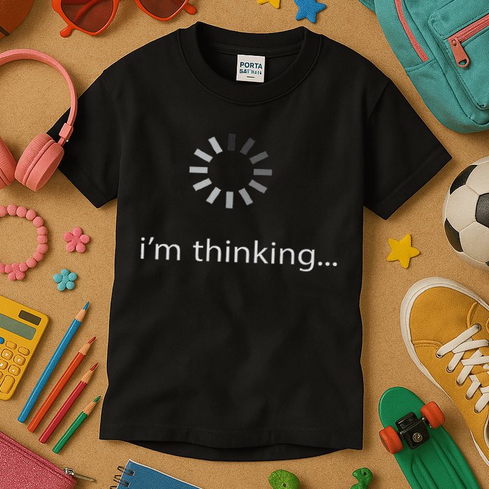 I'm Thinking ... Stand By, I'm Processing This .. Funny Kids T-Shirt
