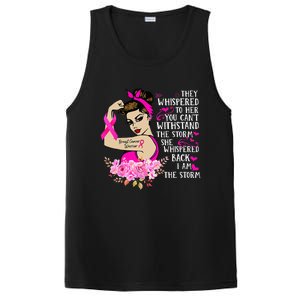 Im The Storm Strong Women Breast Cancer Warrior Pink Ribbon PosiCharge Competitor Tank