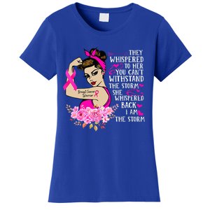 Im The Storm Strong Women Breast Cancer Warrior Pink Ribbon Women's T-Shirt