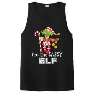 IM The Sassy Elf African American 1 Matching Christmas Cute Gift PosiCharge Competitor Tank