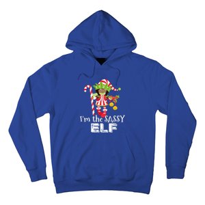 IM The Sassy Elf African American 1 Matching Christmas Cute Gift Hoodie