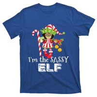 IM The Sassy Elf African American 1 Matching Christmas Cute Gift T-Shirt