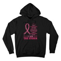 I'm The Storm Warrior Pink Ribbon Wo Breast Cancer Hoodie