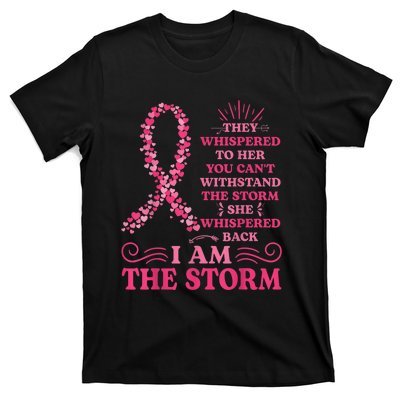 I'm The Storm Warrior Pink Ribbon Wo Breast Cancer T-Shirt