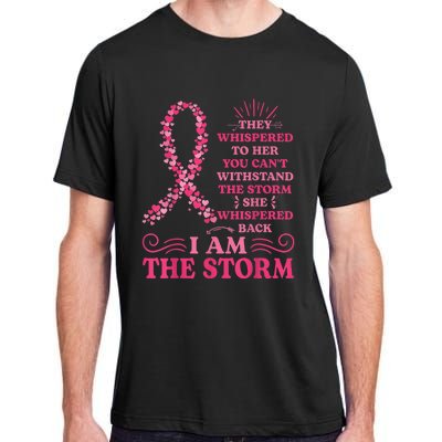 I'm The Storm Warrior Pink Ribbon Wo Breast Cancer Adult ChromaSoft Performance T-Shirt