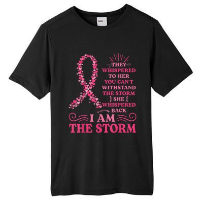 I'm The Storm Warrior Pink Ribbon Wo Breast Cancer Tall Fusion ChromaSoft Performance T-Shirt