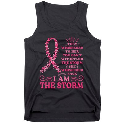 I'm The Storm Warrior Pink Ribbon Wo Breast Cancer Tank Top