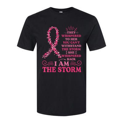 I'm The Storm Warrior Pink Ribbon Wo Breast Cancer Softstyle® CVC T-Shirt