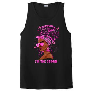 I'm The Storm Black Melanin Breast Cancer Warrior Pink Cool Gift PosiCharge Competitor Tank