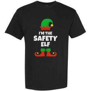 IM The Safety Elf Family Pajama Christmas Funny Garment-Dyed Heavyweight T-Shirt