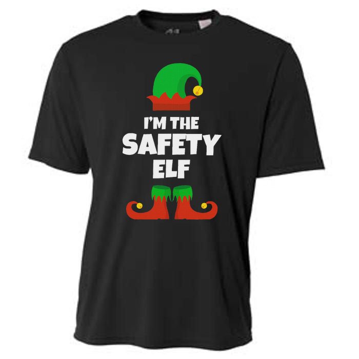 IM The Safety Elf Family Pajama Christmas Funny Cooling Performance Crew T-Shirt