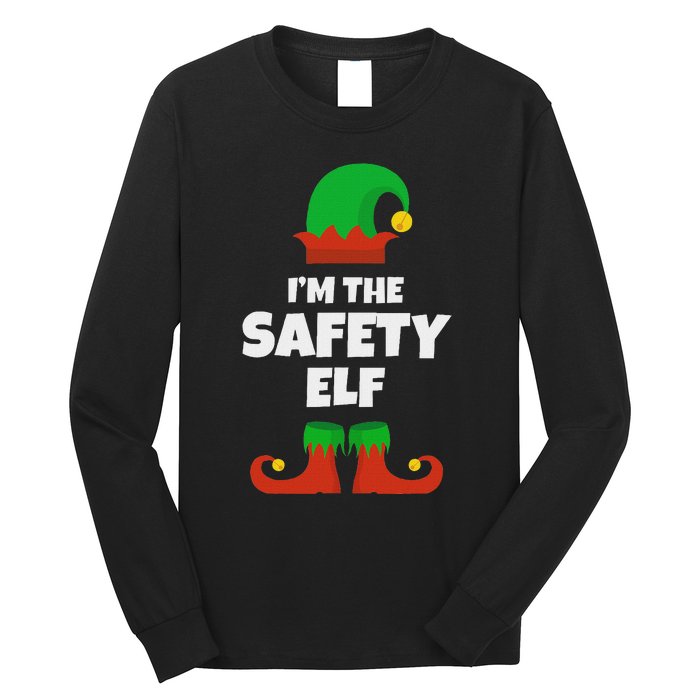 IM The Safety Elf Family Pajama Christmas Funny Long Sleeve Shirt