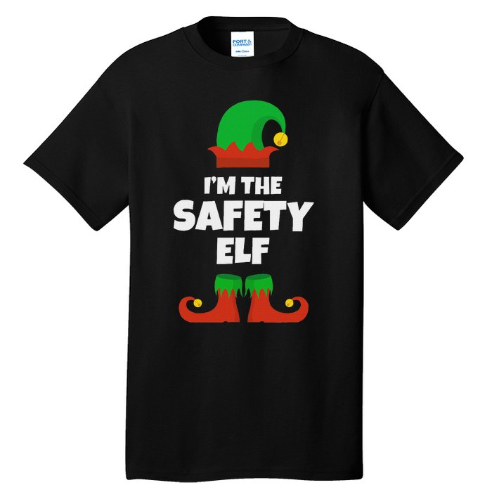 IM The Safety Elf Family Pajama Christmas Funny Tall T-Shirt