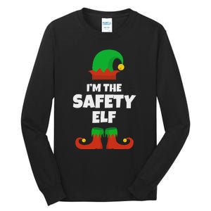 IM The Safety Elf Family Pajama Christmas Funny Tall Long Sleeve T-Shirt