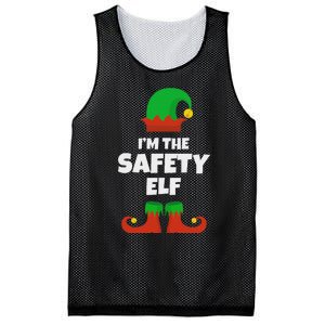 IM The Safety Elf Family Pajama Christmas Funny Mesh Reversible Basketball Jersey Tank