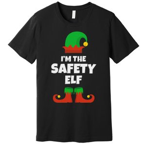 IM The Safety Elf Family Pajama Christmas Funny Premium T-Shirt