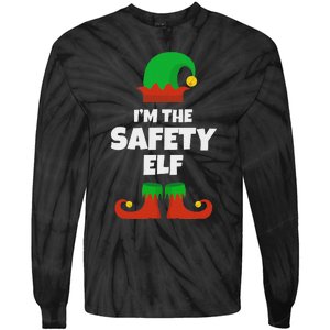 IM The Safety Elf Family Pajama Christmas Funny Tie-Dye Long Sleeve Shirt