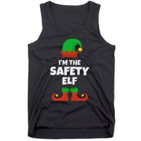 IM The Safety Elf Family Pajama Christmas Funny Tank Top