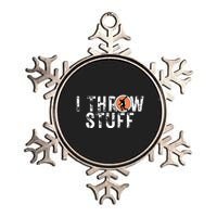 I Throw Stuff Discus Track and Field Athlete Throwers GiftS Metallic Star Ornament