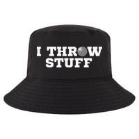 I Throw Stuff Shot Put Athlete Throwing Cool Comfort Performance Bucket Hat
