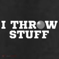 I Throw Stuff Shot Put Athlete Throwing 11oz C Handle Ceramic Mug
