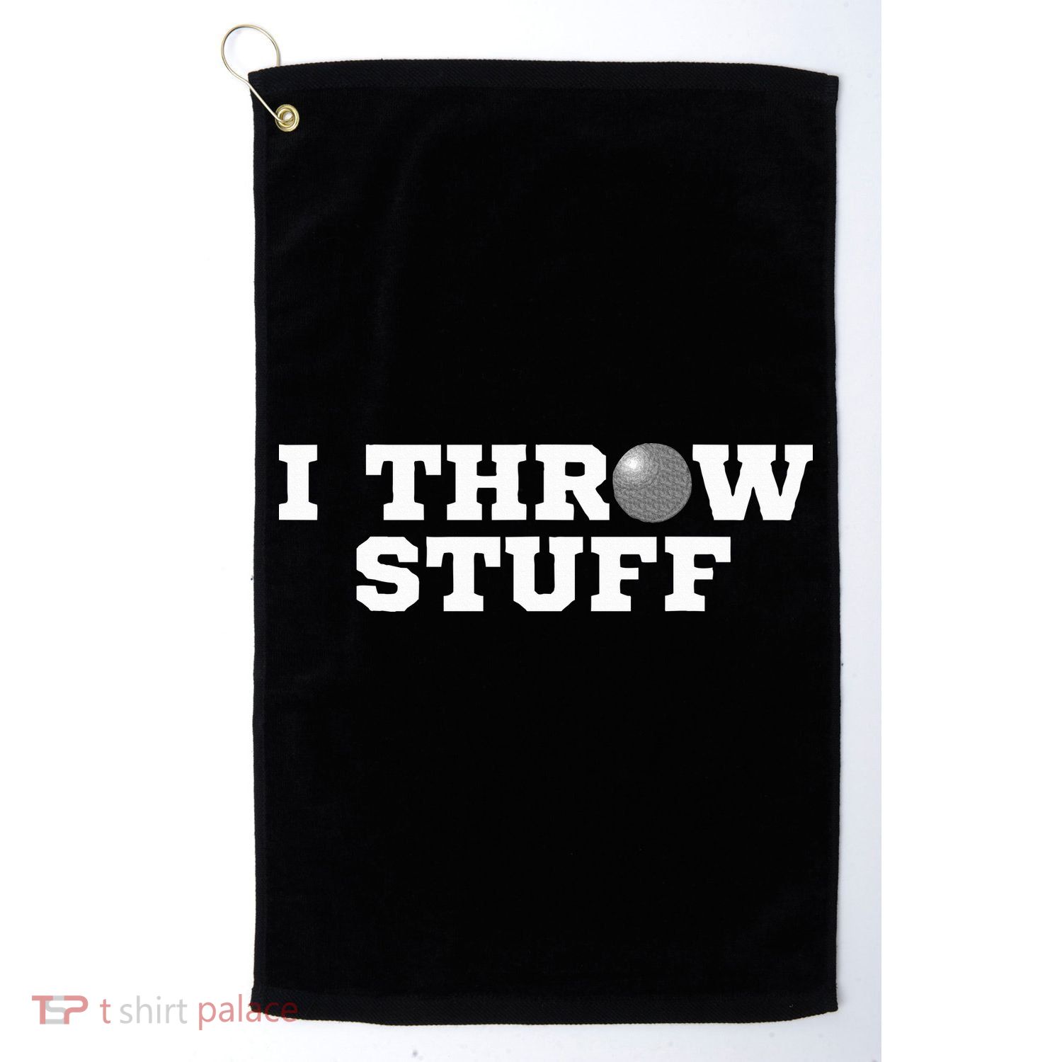I Throw Stuff Shot Put Athlete Throwing Golf Towel