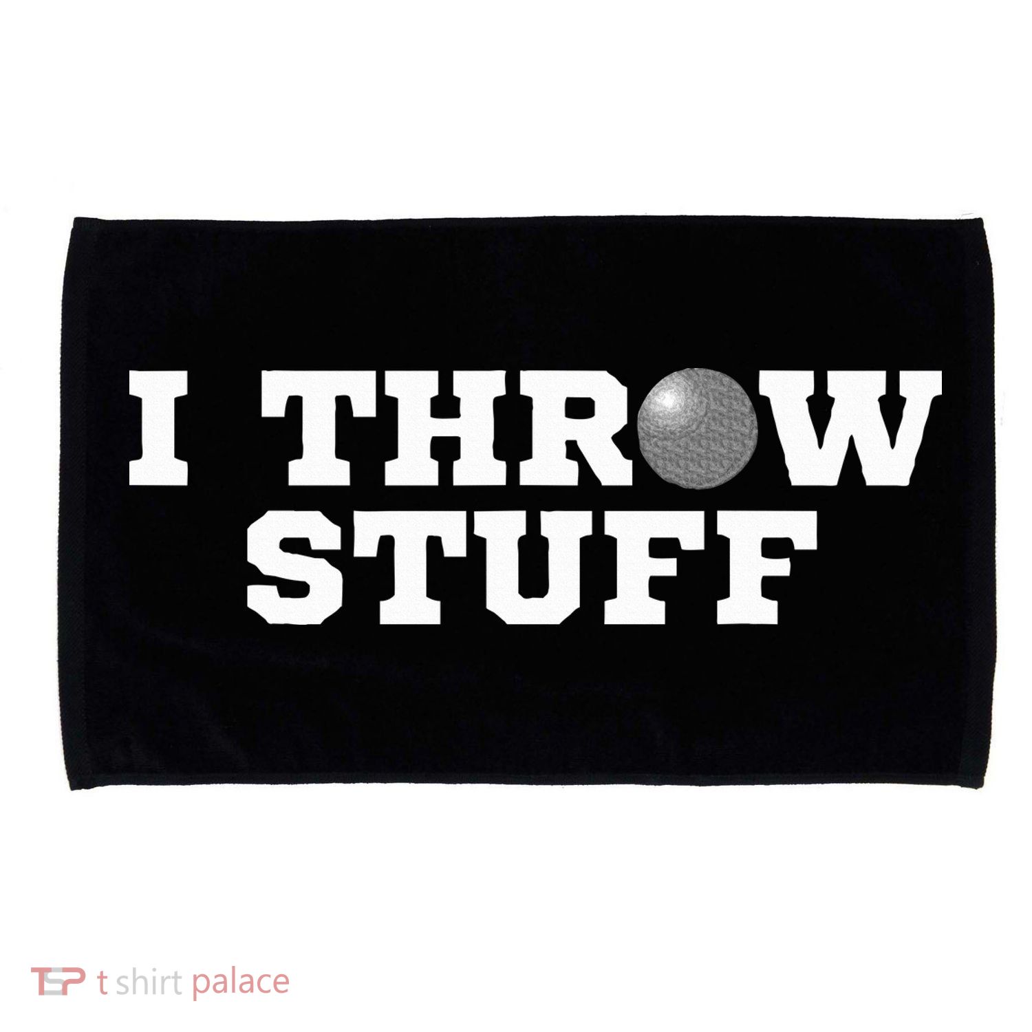 I Throw Stuff Shot Put Athlete Throwing Microfiber Hand Towel