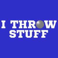 I Throw Stuff Shot Put Athlete Throwing Mesh Reversible Basketball Jersey Tank
