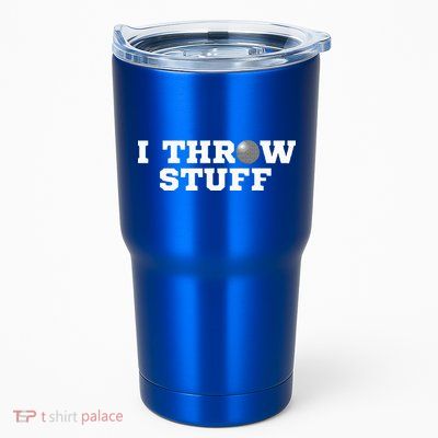 I Throw Stuff Shot Put Athlete Throwing Tumbler
