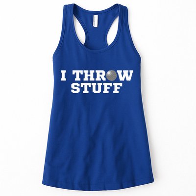 I Throw Stuff Shot Put Athlete Throwing Womens Tank Top