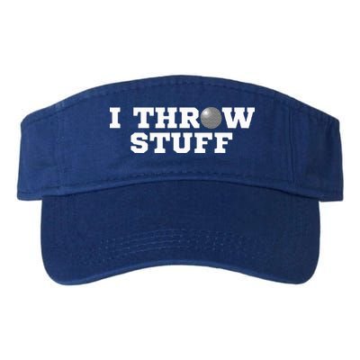 I Throw Stuff Shot Put Athlete Throwing Visor