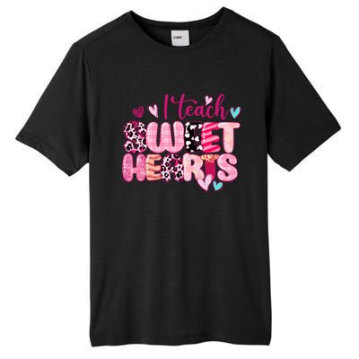 I Teach Sweethearts Teacher Valentine's Day Teacherlife Gift Tall Fusion ChromaSoft Performance T-Shirt