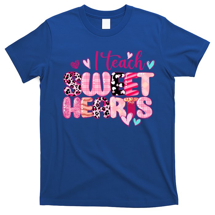 I Teach Sweethearts Teacher Valentine's Day Teacherlife Gift T-Shirt