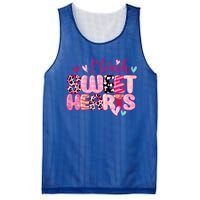 I Teach Sweethearts Teacher Valentine's Day Teacherlife Gift Mesh Reversible Basketball Jersey Tank