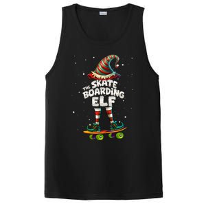 IM The Skateboarding Elf Family Matching Group Christmas Cute Gift PosiCharge Competitor Tank