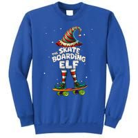 IM The Skateboarding Elf Family Matching Group Christmas Cute Gift Sweatshirt