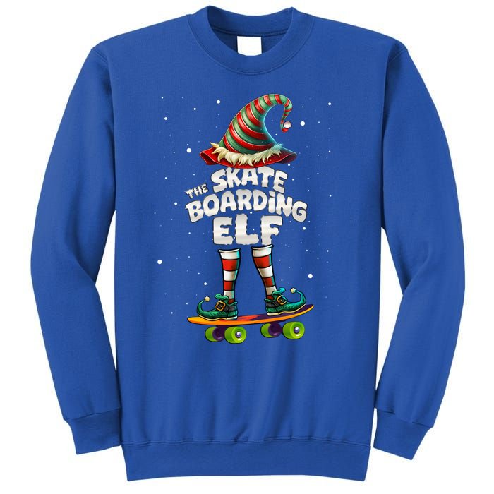 IM The Skateboarding Elf Family Matching Group Christmas Cute Gift Sweatshirt