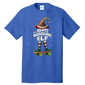 IM The Skateboarding Elf Family Matching Group Christmas Cute Gift Tall T-Shirt