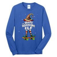 IM The Skateboarding Elf Family Matching Group Christmas Cute Gift Tall Long Sleeve T-Shirt