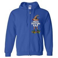 IM The Skateboarding Elf Family Matching Group Christmas Cute Gift Full Zip Hoodie