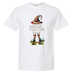 IM The Skateboarding Elf Family Matching Group Christmas Cute Gift Garment-Dyed Heavyweight T-Shirt